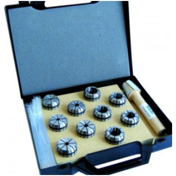 SPRING COLLET SET + WIPE OFF KIT Set composto da:=