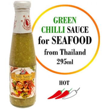 FLYING GOOSE Seafood Green Chilli 295ml. Mērce