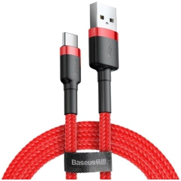 USB-C cable Baseus Cafule 2A 2m (red) CATKLF-C09