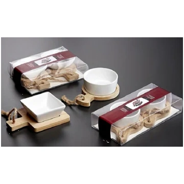 Trauks mērcei ar paliktni (bambusa), porcelāna, BB