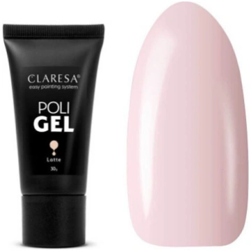 Nagu pieaudzēšanas želeja Claresa Poli Gel, Latte,