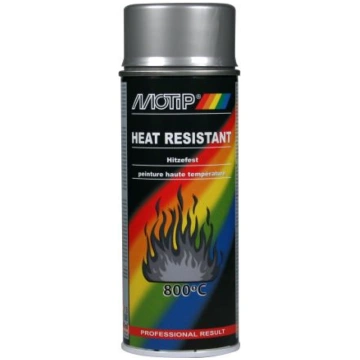 Krāsa/laka karstumizturīgs sudraba matēta aerosols