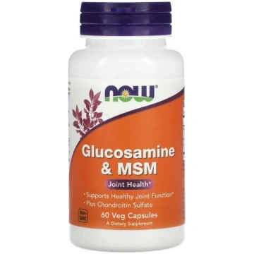 Now Foods Glikozamīns un MSM (Glucosamine & msm)- 