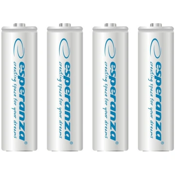 Uzlādējamās baterijas Esperanza, AA, 2000 mAh, 4 g