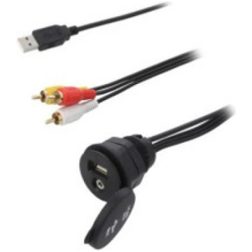 ; USB/AUX adapter; USB A socket,Jack 3.5mm socket;