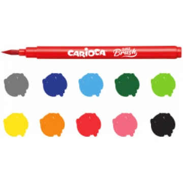 *Flomāsteri CARIOCA BRUSH (10 krāsas) RIM429379 80