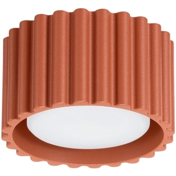 Terakotas oranža metāla prožektora tipa lampa ø 10