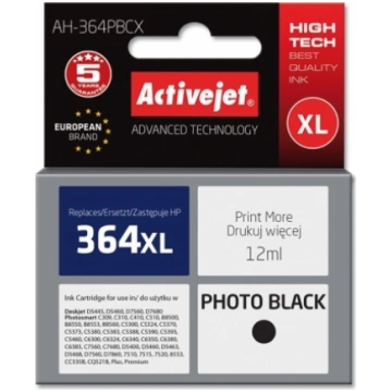 Activejet AH-364PBCX HP Printer Ink, Compatible wi