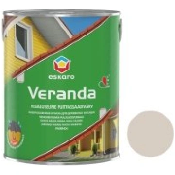 Eskaro Krāsa Veranda 0.9L kokam pusmatēta pelēka