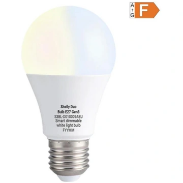 SHELLY Duo Bulb Gen3 E27 LED Bulb Duo E27 Gen3