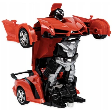 Transformējamā bērnu mašīna-robots Andy, sarkana, 