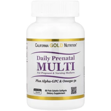 California Gold Nutrition, Prenatal MultiVitamin w