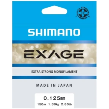 Shimano Exage 150m 0.125mm - Fishing Line Strength