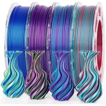 AMOLEN Silk PLA 3D printera filamenta komplekts, s