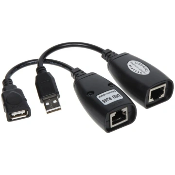 Kabelis Genway USB Extender, melna krās