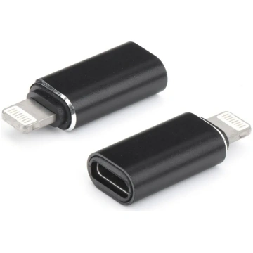 Type C (female) to Lightning (male) adapter, black