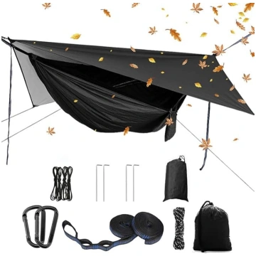 Camping Hammock Set, Single Double Hammock, Mosqui