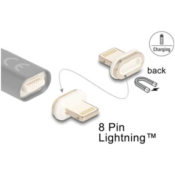 Delock Magnetic Adapter 8 pin Lightning™ male 6657