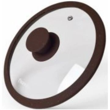 Fissman 9967 Arcades Glass Lid 20 cm Dark Brown Vā