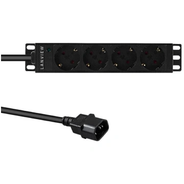 Listwa zasilajaca Lanview 10apos; rack mount power