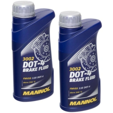 Bremžu šķidrums DOT-4 910ml. 2gb. Mannol