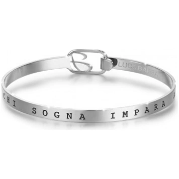 Bracciale Rigido Luca Barra Script Incisione Solo 