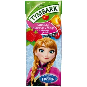 Sulas dzēriens TYMBARK Frozen, Ābolu-aroniju-ķiršu