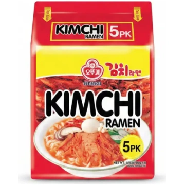 Ottogi Ramen Kimchi (5 x 120g)/ OTTOGI ramen ar ki