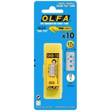 Naža asmeņi SKB10/10B 10gab/iep OLFA 600334201