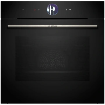 Bosch Series 8, 71 L, pirolītiskā tīrīšana, melna