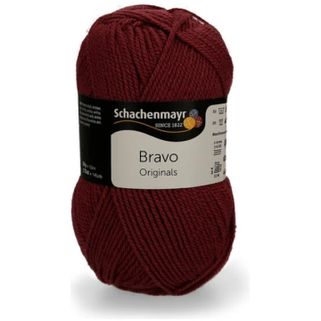 Schachenmayr Bravo Nr 08044- zīdkoks tumši sarkans
