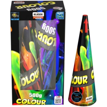 Uguns strūklaka, vulkāns, "Colour 500", F500C Klas