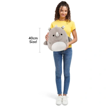 Mīkstā rotaļlieta SQUISHMALLOWS Rhino Shark 40 cm 