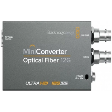 Blackmagic Mini Converter Optical Fiber 12G