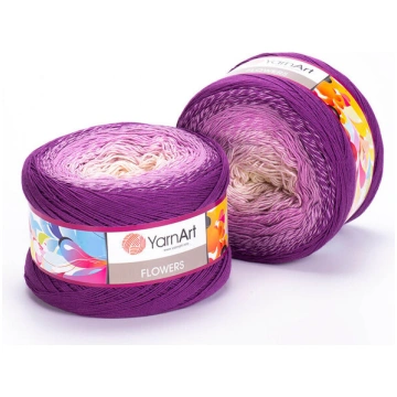 Adīšanas dzija YarnArt Flowers 250g, krāsa 290