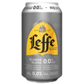 Alus LEFFE Blonde bezalk.0% 330ml sk.D