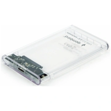 Gembird HDD/SSD enclosure 2.5 SATA USB 3.0 Transpa