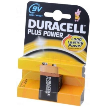 Battery: alkaline | 9V | 6F22 | PLUS | non-recharg