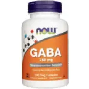 GABA 750mg (100 kapsulas) - 100 kapsulas Now Foods