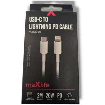 Kabelis USB-C to LIGHTNING PD CABLE