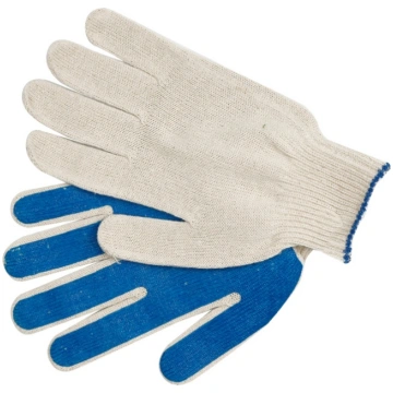 COTTON GLOVES, PVC COATED "B1" (74106)