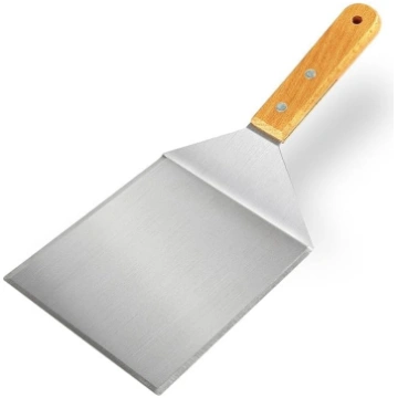 Nerūsējošā tērauda grilēšanas lāpstiņa, liela burg
