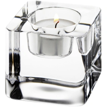 Orrefors - Ice Cube Votive - izmērs 7X6.5CM