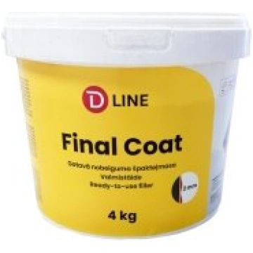 Špakteļmasa D Line Pro 4kg nobeiguma