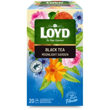 Aromatizēts melnās un zaļās tējas maisījums LOYD M