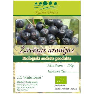 ŽĀVĒTAS ARONIJAS BIO