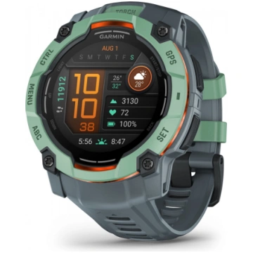 Garmin Instinct 3 AMOLED, 50 mm, zaļa - Viedpulkst