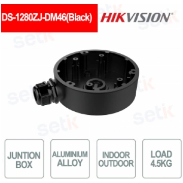 Hikvision DS-1280ZJ-DM46 Black Junction Box for Ca
