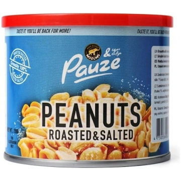 Pauze grauzdēti, sālīti zemesrieksti 150 g