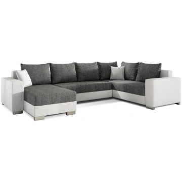 Stūra dīvāns Marco Berlin 02, Soft 17, balts krās.